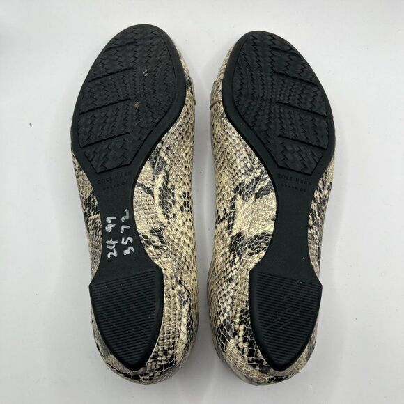Cole Haan Women's Margarite Roccia Snake PR Ballet Flat Style W09364 Size 7.5B - Picture 6 of 6